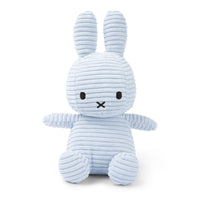 Miffy Corduroy Plush Toy - Ice Blue