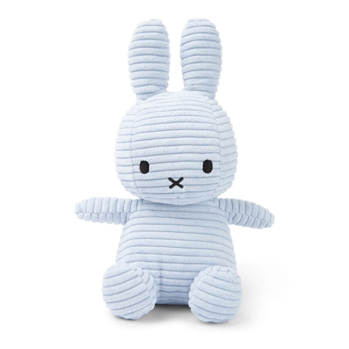 Miffy Corduroy Plush Toy - Ice Blue