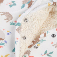 Frugi Organic Cotton Happy Hooded Snuggle Jacket Cardigan / Jacket Frugi 