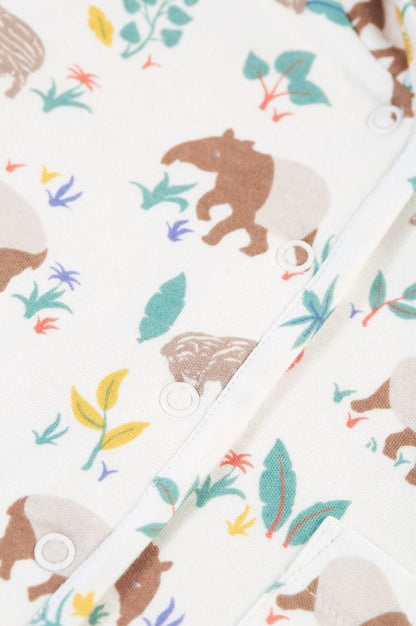 Frugi Organic Cotton Happy Hooded Snuggle Jacket Cardigan / Jacket Frugi 