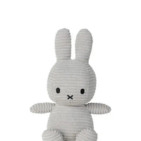 Miffy Corduroy Plush Toy - Light Grey Toy Miffy 