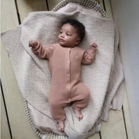 Organic Cotton Play Suit Monrovia - Café Au Lait Cardigan / Jacket Noppies 