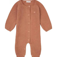 Organic Cotton Play Suit Monrovia - Café Au Lait Cardigan / Jacket Noppies 