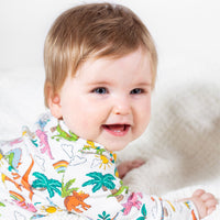 Frugi Organic Cotton Dinoland Babygrow Sleepsuit / Babygrow Frugi 