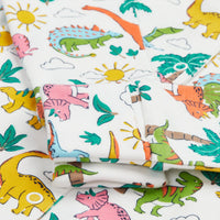 Frugi Organic Cotton Dinoland Babygrow Sleepsuit / Babygrow Frugi 