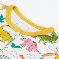 Frugi Organic Cotton Dinoland Babygrow Sleepsuit / Babygrow Frugi 