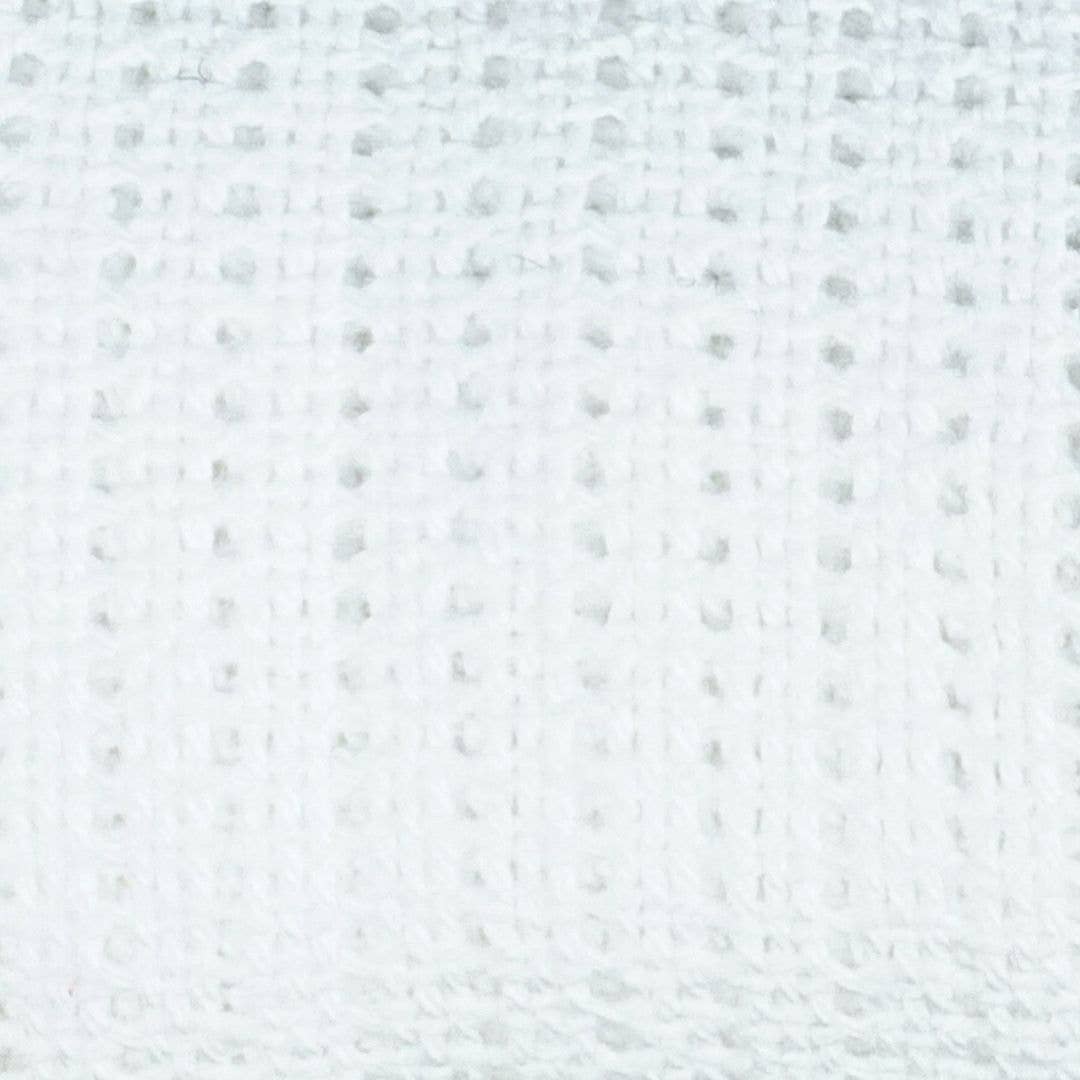 Bright Bots Cellular Blankets 100% Cotton White - 90cm x 75cm Muslin Muslinz 