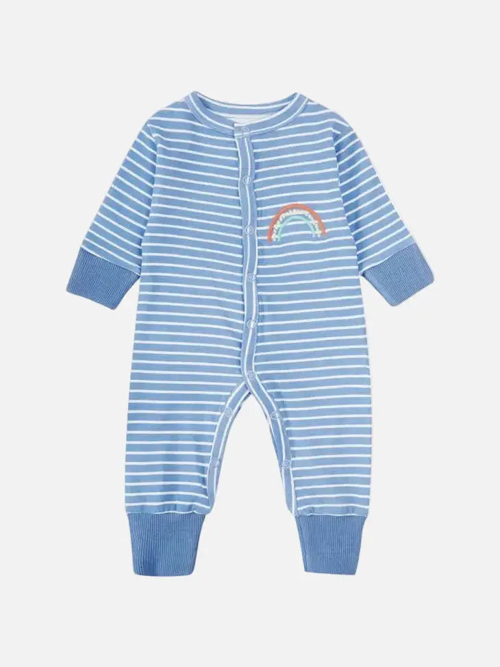 Piccalilly Sleepsuit - Sun Shower Sleepsuit / Babygrow Piccalilly Newborn 