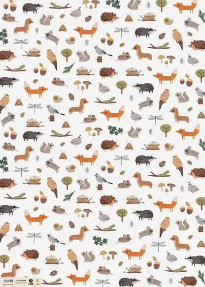 Gift Wrap Cards & Gift Wrap Little Mouse Baby Clothing & Gifts Woodland 
