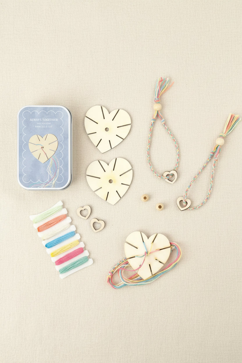 Friendship Bracelet Making Gift Kit Sibling Gifts Cotton Twist 