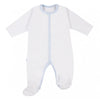 3 Pack Early Baby Footed Sleepsuits, Trains - Blue - Set - EEVI