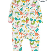 Frugi Organic Cotton Dinoland Babygrow Sleepsuit / Babygrow Frugi 