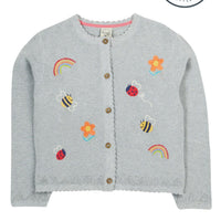 Frugi Organic Cotton Maia Embroidered Cardigan Cardigan / Jacket Frugi 