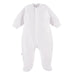 Early Baby Footed Sleepsuit - White Sleepsuit / Babygrow EEVI 