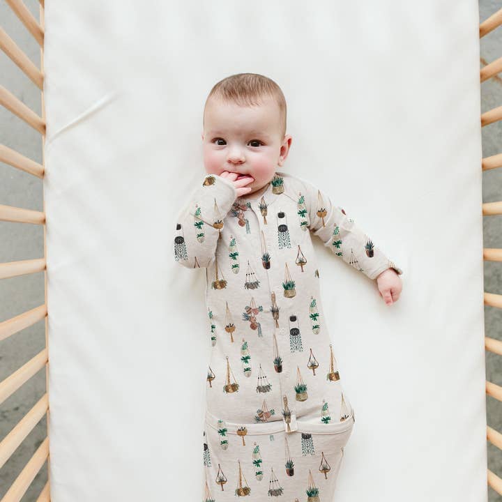 Baby Sleeping Bag / Gown - Plant Macrame Sleeping Bag Goumikids 