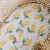 Muslin Swaddle Baby Blanket, Organic - Mimosa Flowers - Swaddle Blanket - Geople