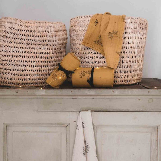 Swaddle Blanket - Cow Parsley - 70 x 70 cm