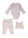 3 Piece Organic Baby Gift Set - Sand Set HomeGrown Baby 