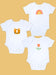 Premature Baby Bold Prints Bodysuits- 3 Pack Bodysuit / Vest Little Dreamer 