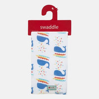 Piccalilly Muslin Swaddle - Whales Swaddle Blanket Piccalilly 