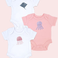 Under the Ocean Vests - 3 Pack Bodysuit / VestVest Little Dreamer 