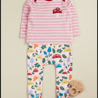 Frugi Organic Cotton Brooke Easy Dressing Babygrow Sleepsuit / Babygrow Frugi 