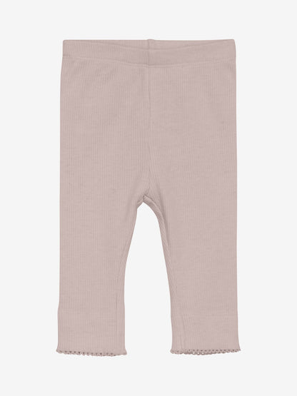 Pale Mauve Patterned Trousers Trousers / Leggings Fixoni 