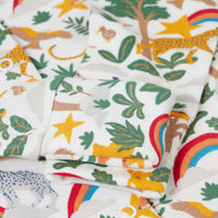 Frugi Organic Cotton "Into The Wild" Gift Set - Babygrow and Dribble Bib Sleepsuit / Babygrow Frugi 