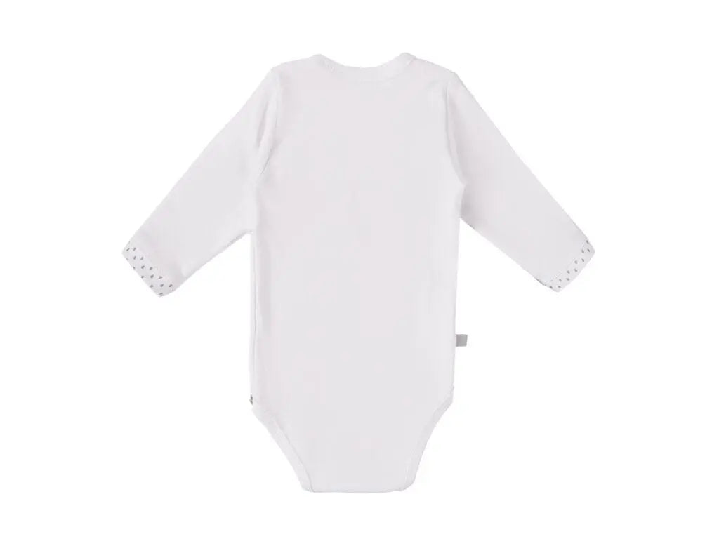 Early Baby Bodysuit, Embroidered Little Chick Design - White Bodysuit / Vest EEVI 