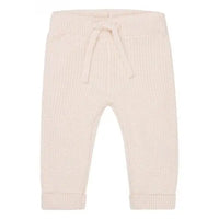 Antique White Knitted Trousers - Organic Cotton (4-7lb) Trousers / Leggings Noppies 