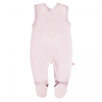 Early Baby Top & Bunny Footed Dungarees Set - Pink Dungaree EEVI 