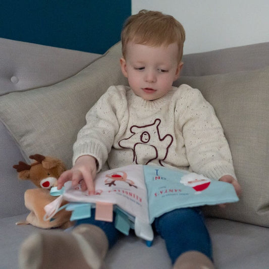 Ziggle Christmas Counting Soft Book Swaddle Blanket Ziggle Baby 