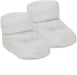White Cable Knitted Booties Booties Soft Touch 