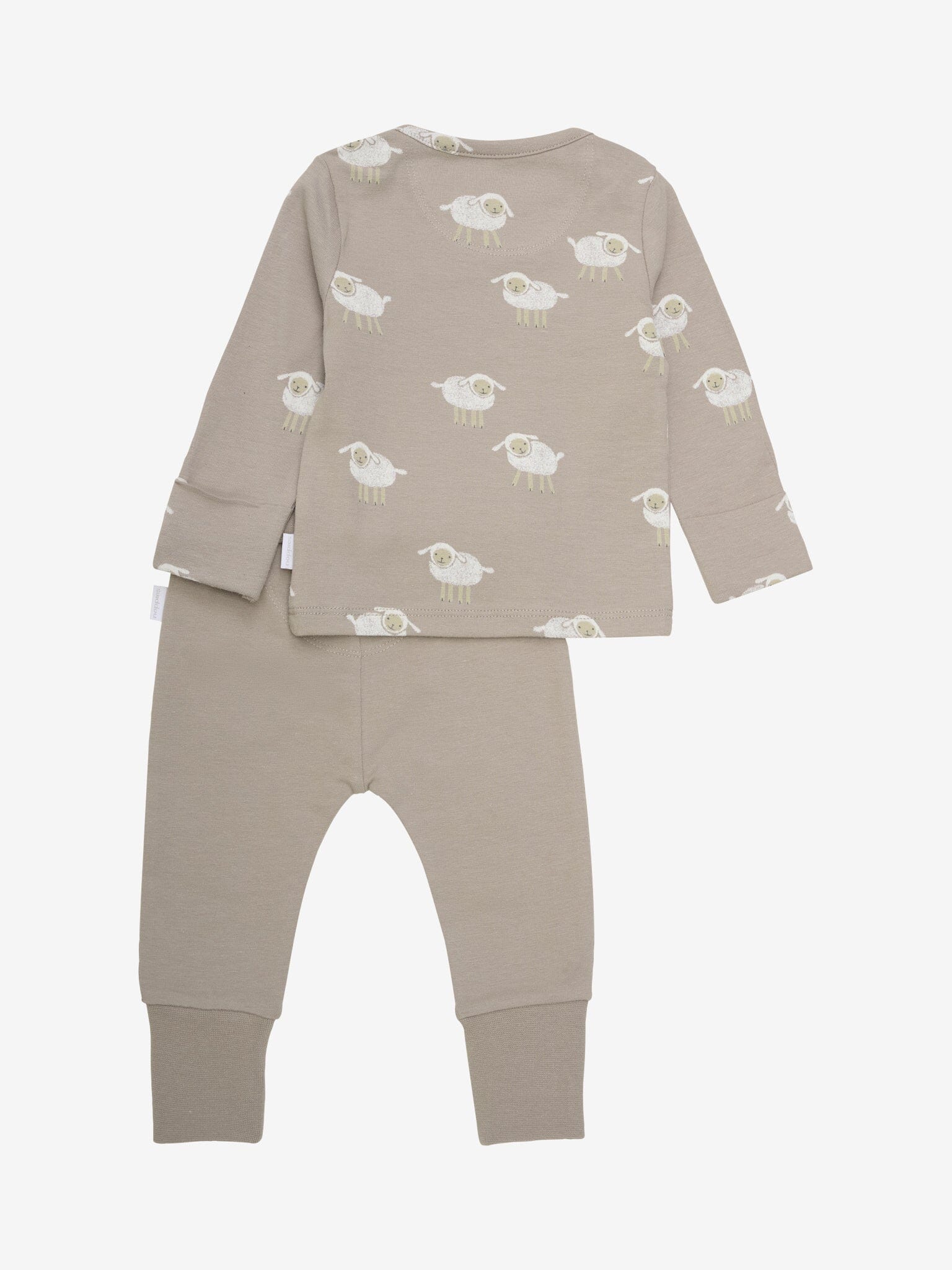 Sheep Top and Striped Trouser Set - Organic Cotton Top & Trousers Noppies 
