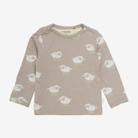 Sheep Top and Striped Trouser Set - Organic Cotton Top & Trousers Noppies 