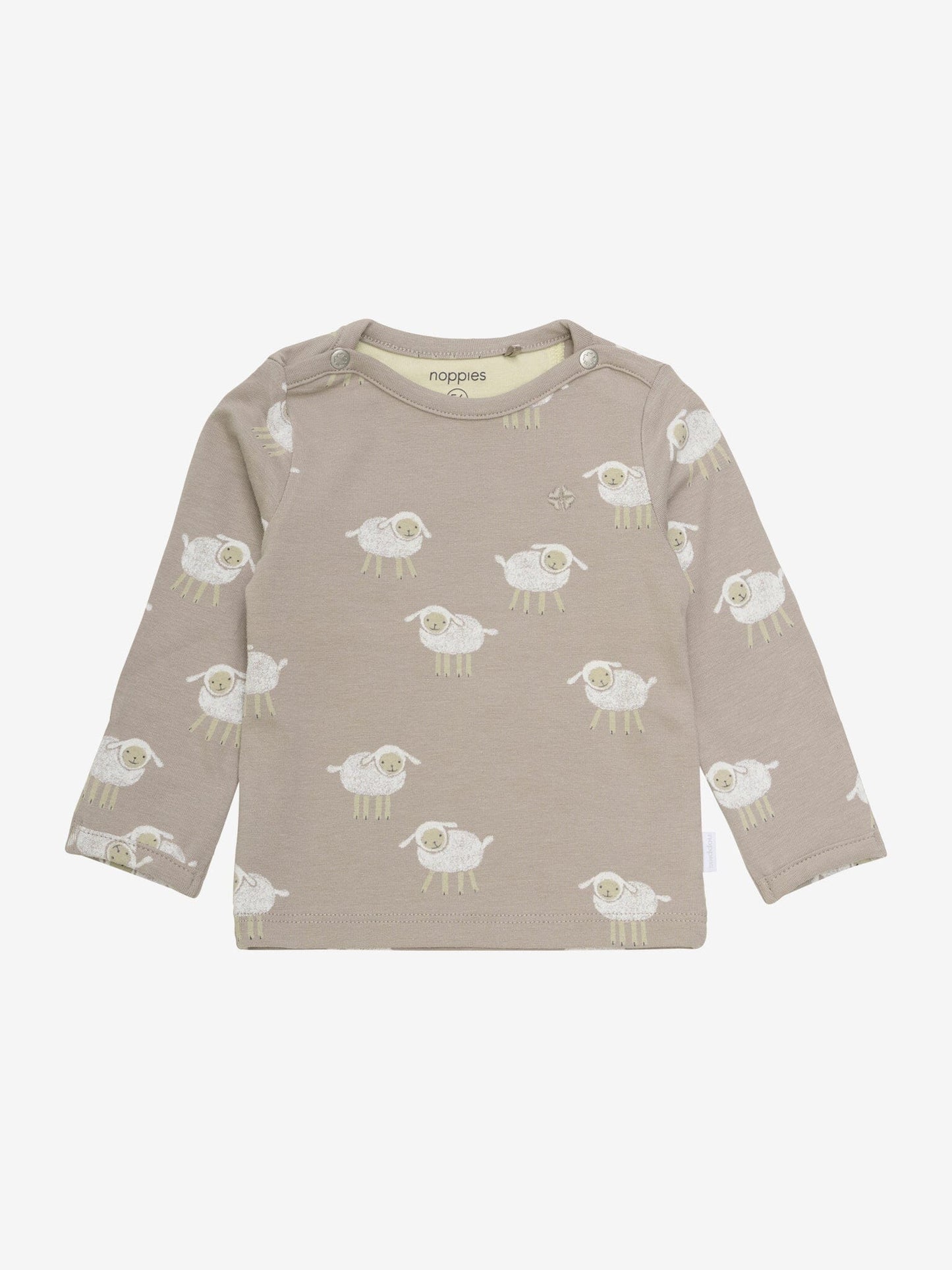 Sheep Top and Striped Trouser Set - Organic Cotton Top & Trousers Noppies 