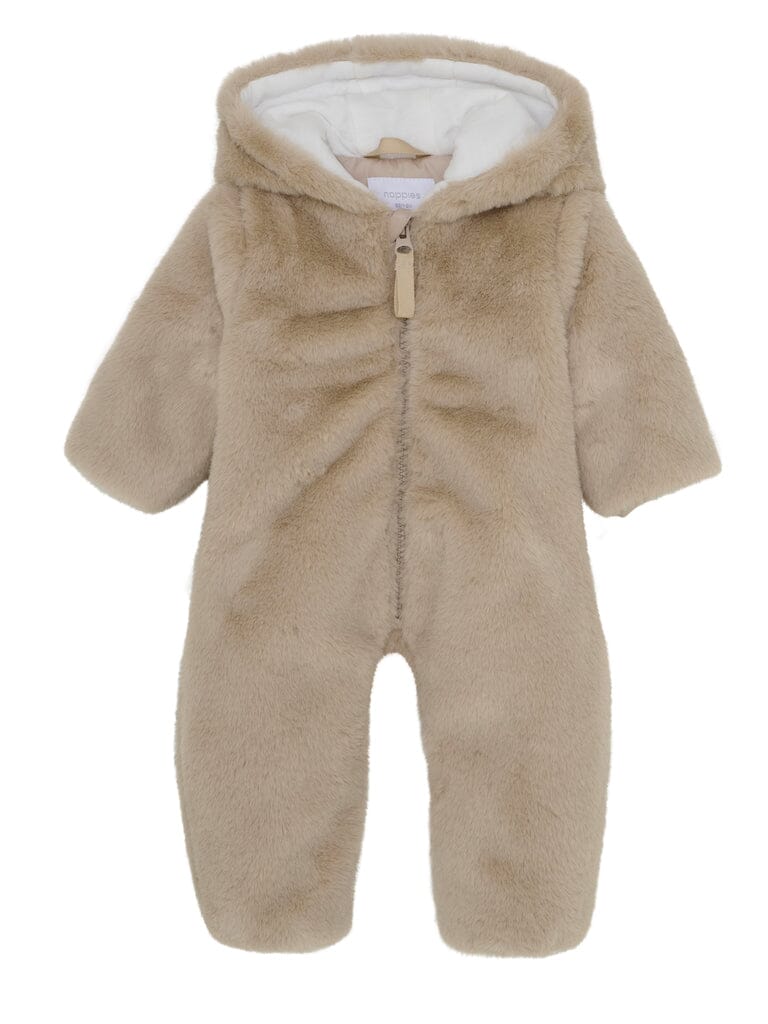 Noppies Sandstone Tiny baby Snuggly Snowsuit - Premium Quality Snowsuit / Pramsuit Noppies 