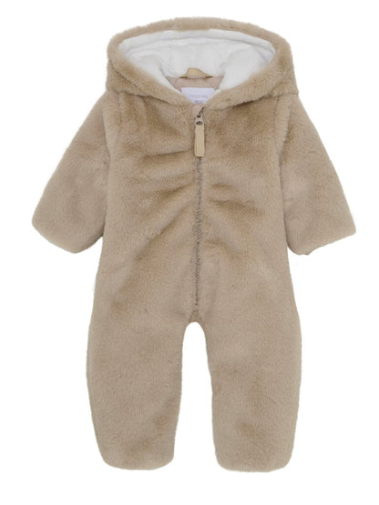 Noppies Sandstone Tiny baby Snuggly Snowsuit - Premium Quality Snowsuit / Pramsuit Noppies 