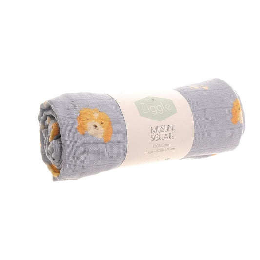 Ziggle Muslin - Cockapoo - 80 x 80 cm Swaddle Blanket Ziggle Baby 