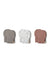Stay On 3-Pack Baby Mitts - Pewter + Dandelion + High Prairie Scratch Mitts Goumikids 