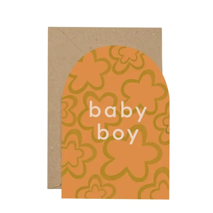 Cards & Message Cards & Gift Wrap Little Mouse Baby Clothing & Gifts Baby Boy - Curved 
