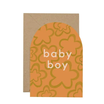 Cards & Message Cards & Gift Wrap Little Mouse Baby Clothing & Gifts Baby Boy - Curved 