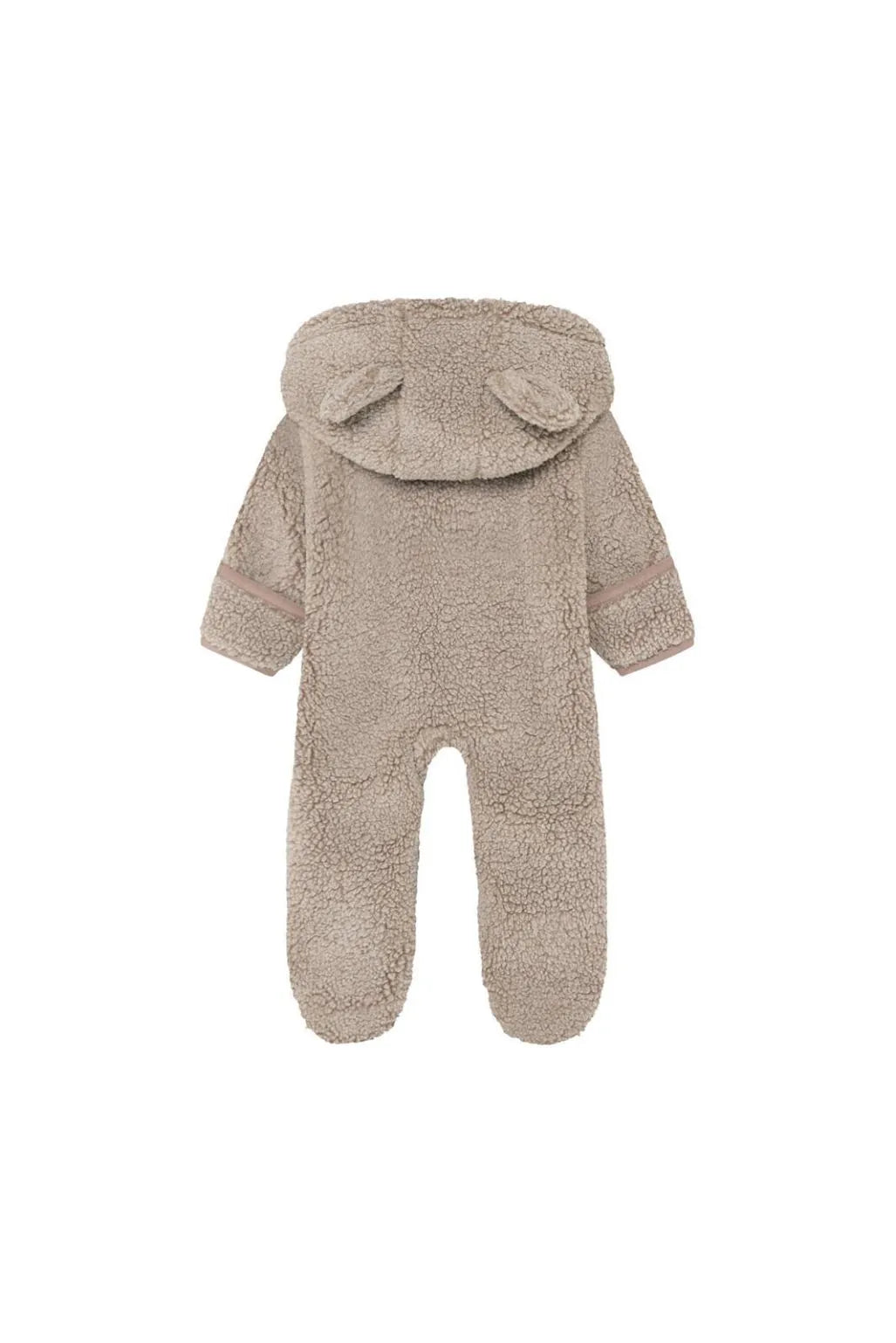 Noppies Fluffy Bear Organic Premium Pramsuit - Brown
