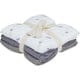 3 Pack, Organic Cotton Muslins, Cars / Grey, 65 x 65 cm Blanket Pippi 