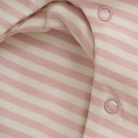 Fixoni PInk Striped Babygrow Sleepsuit / Babygrow Fixoni 