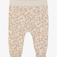 Organic Cotton Floral Footed Trousers Trousers / Leggings Fixoni 
