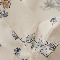 Organic Cotton Dino Footed Trousers Trousers / Leggings Fixoni 