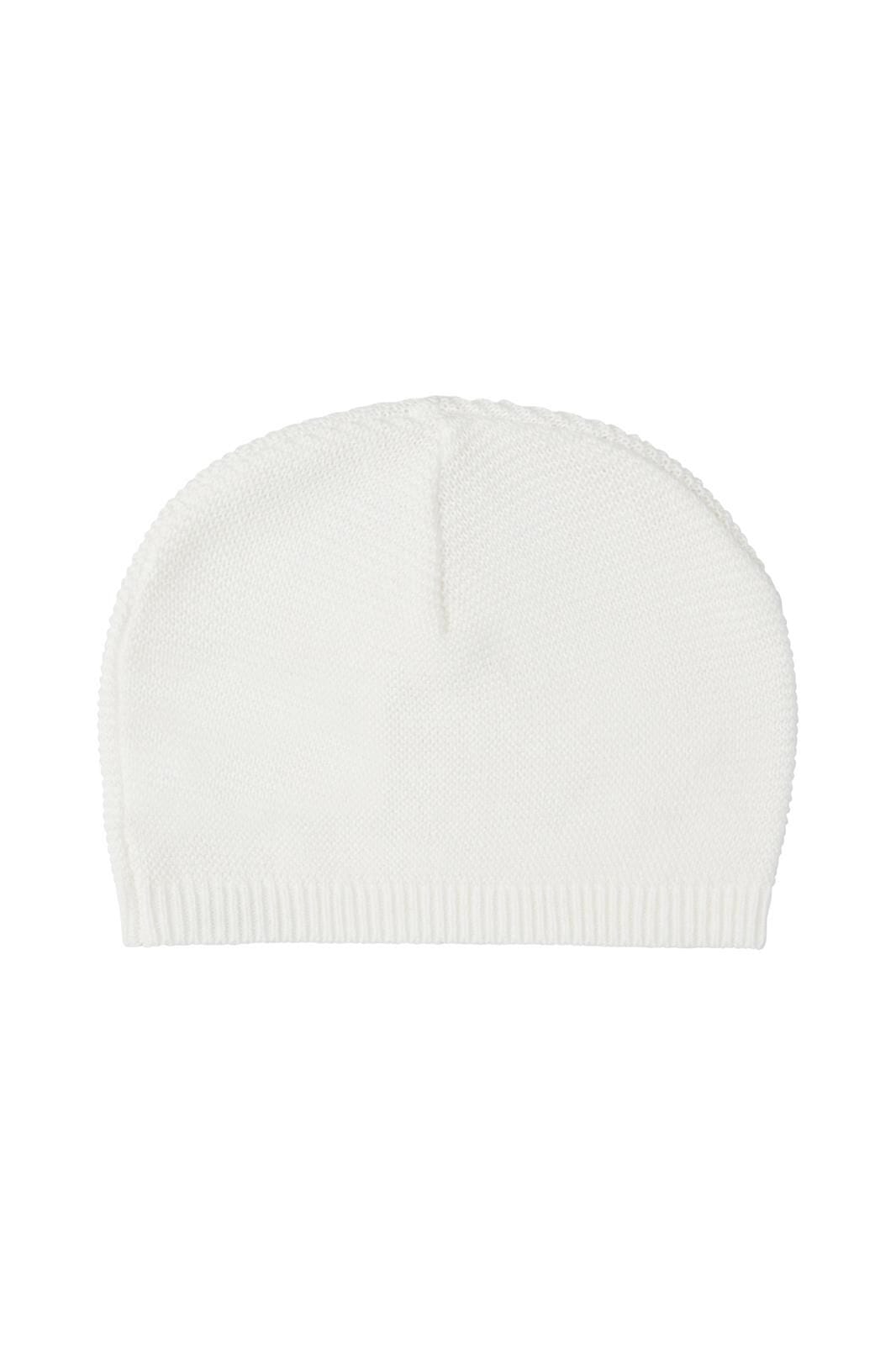 Organic Cotton Knitted Hat - White Hat Noppies 