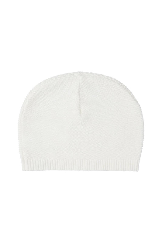 Organic Cotton Knitted Hat - White Hat Noppies 