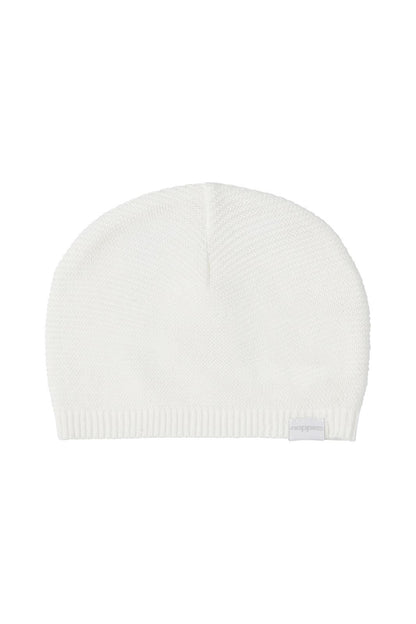 Organic Cotton Knitted Hat - White Hat Noppies 